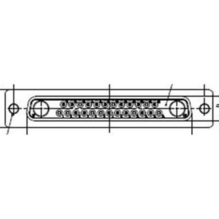 MOLEX FCT ML DSUB SDR RCPT 27W2 172704-0030